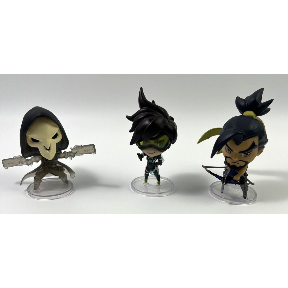 Blizzard Cute But Deadly Lot of 3 - Overwatch - Reaper, Sporty Tracer, Hanzo